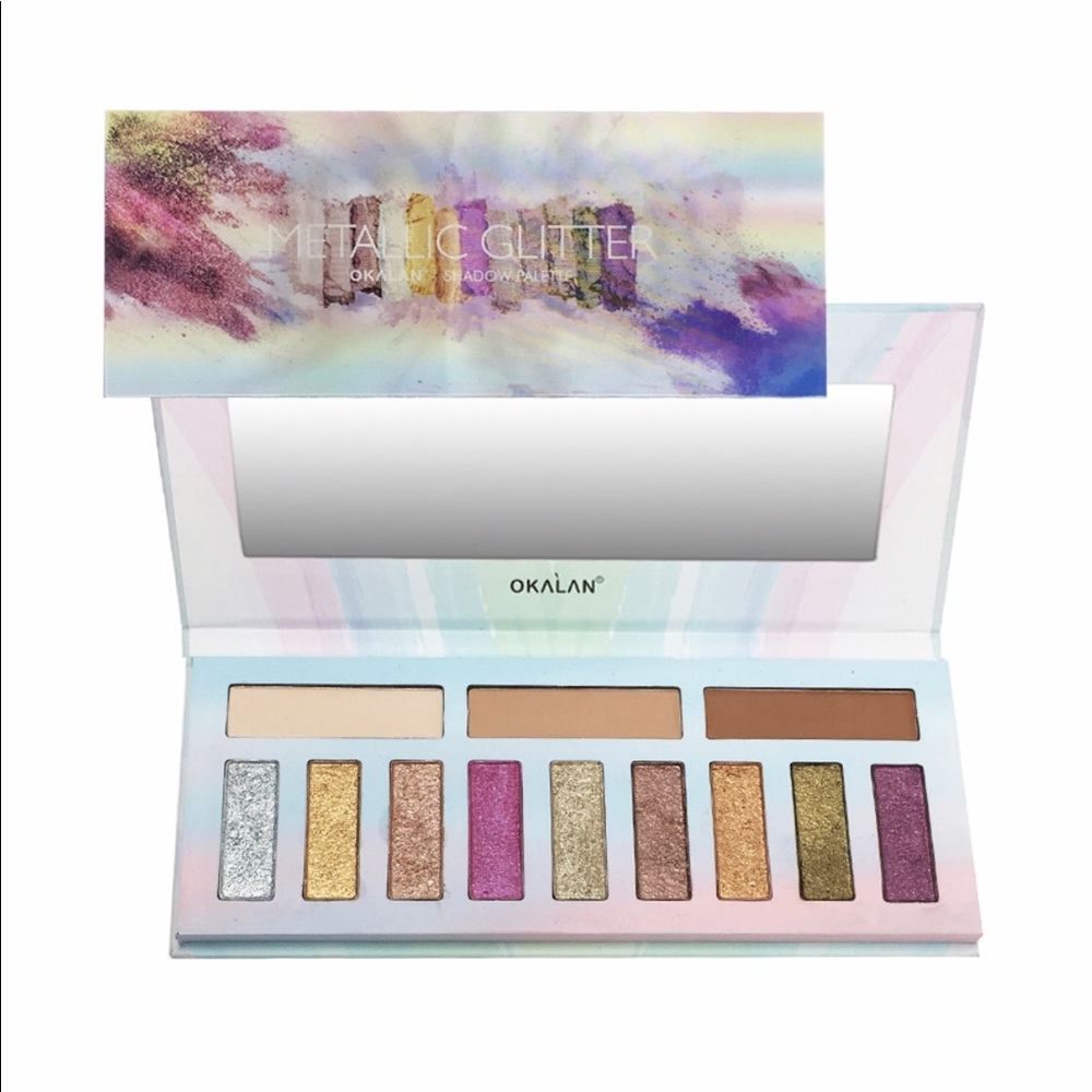 Metallic glitter eyeshadow